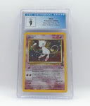 CGC 9 MINT - 2000 Pokémon Black Star Mew - Holo Promo
